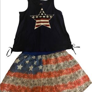 Justice America Outfit Size 18